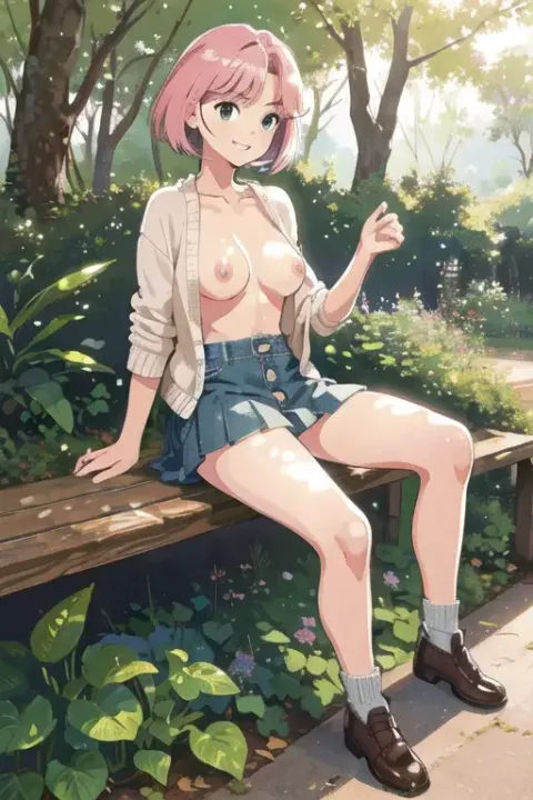 Pink_Short_Hair_Girl 8